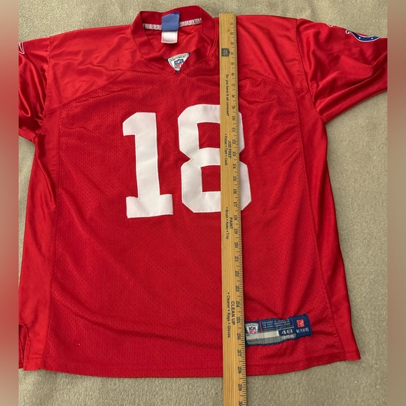 NFL Team Apparel Peyton Manning Indianapolis Colts Red Jersey Size 48 - Picture 7 of 9